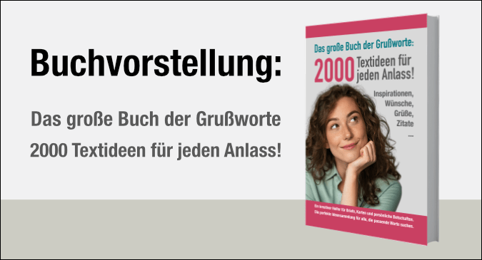 Das große Buch der Grußworte – 2000 Textideen